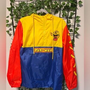 Pac-Man Colorblock Windbreaker Jacket